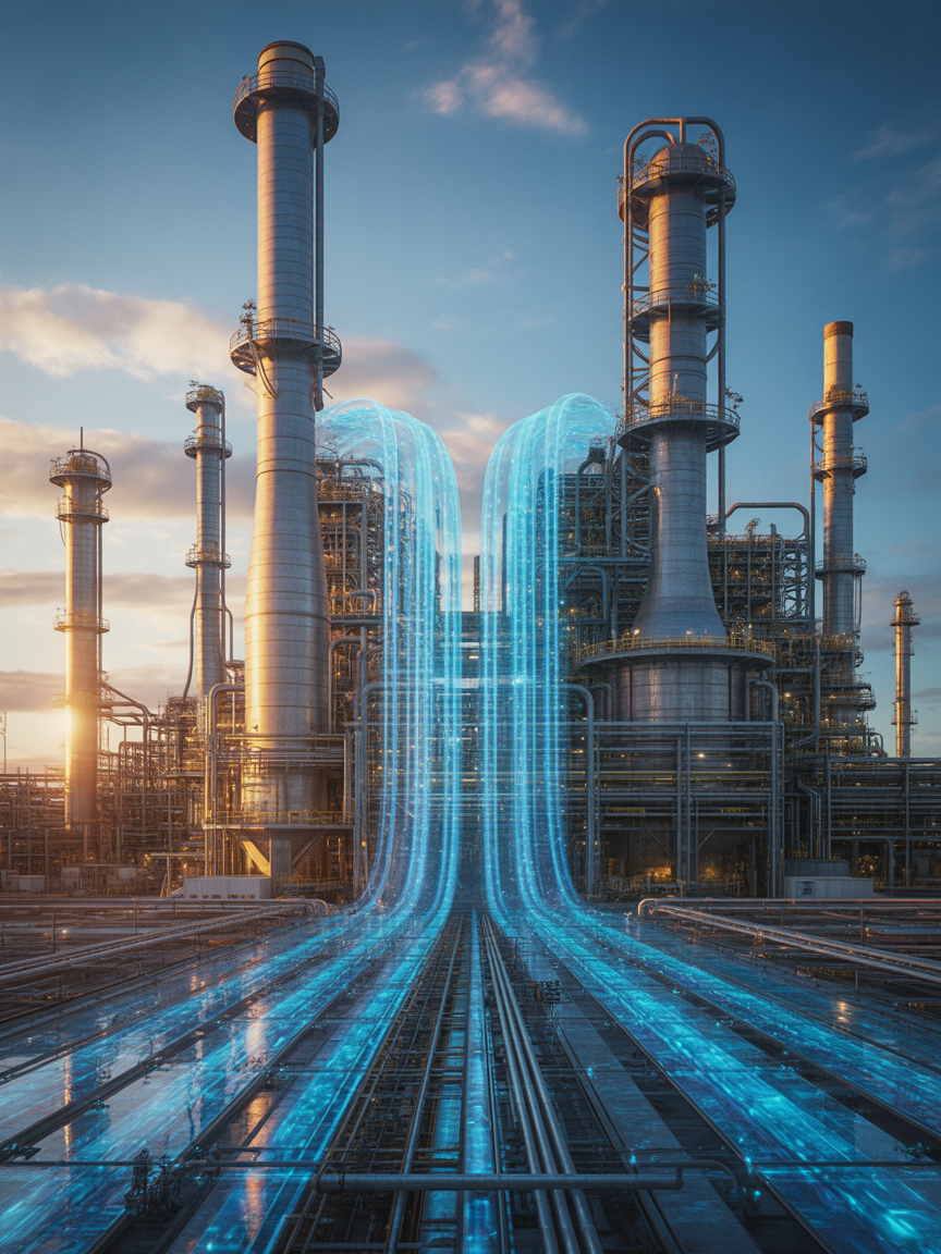 Refinaria digital transformando dados em informação